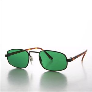 Y2K dad shades (green tinted frames)